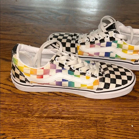 Vans Multicolor Checkered Sneakers - Picture 9 of 10